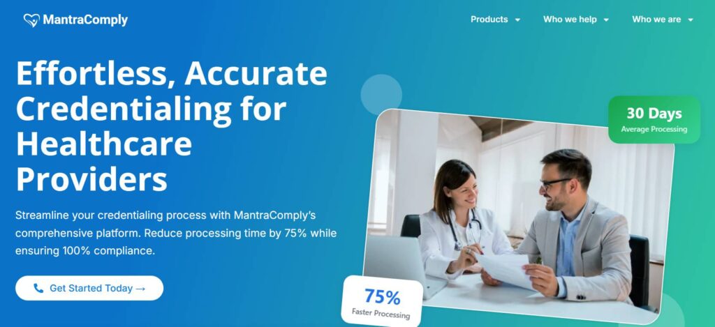 Credentialing Companies for Physicians-MantraComply
