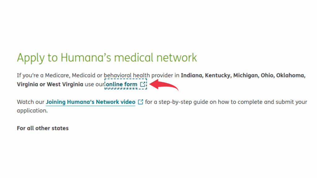 Submit the Humana Credentialing Application