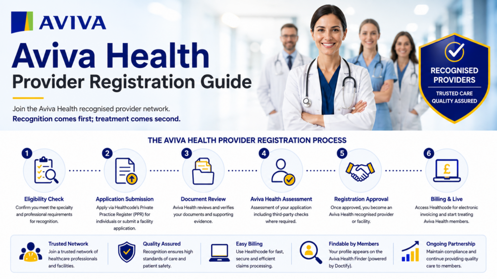 Aviva Health Provider Registration Guide