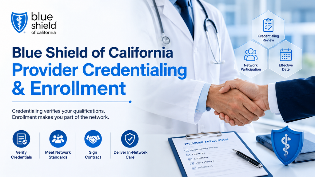Blue Shield of California Provider Credentialing & Enrollment