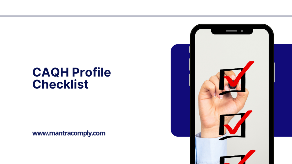 CAQH Profile Checklist Everything You Need Before You Start