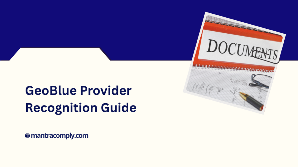 GeoBlue Provider Recognition - How It Works