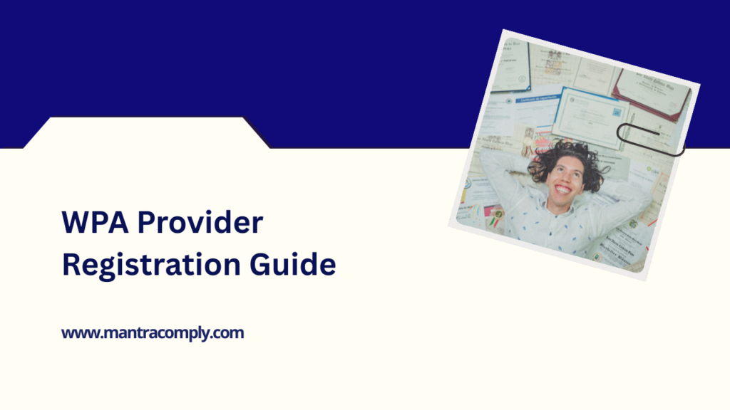 WPA Provider Registration Guide