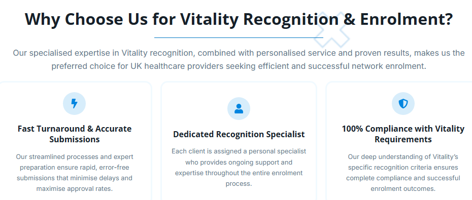 Step-by-Step Process to Become a Vitality Health Provider in the United Kingdom