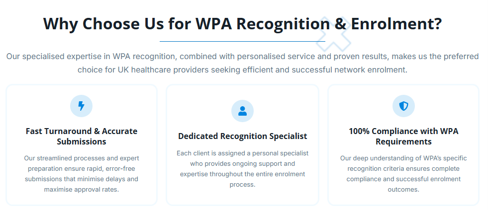Step-by-Step Process to Become a WPA Healthcare Provider in the United Kingdom