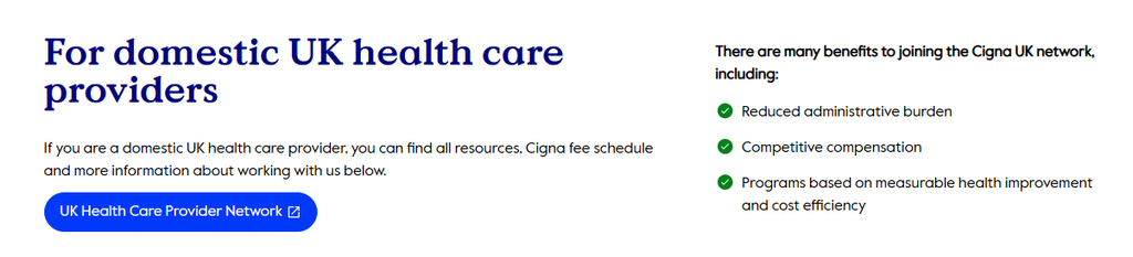 Eligibility Requirements for Cigna Global Providers
