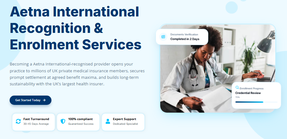 Step-by-Step Process to Complete Aetna International Provider Recognition