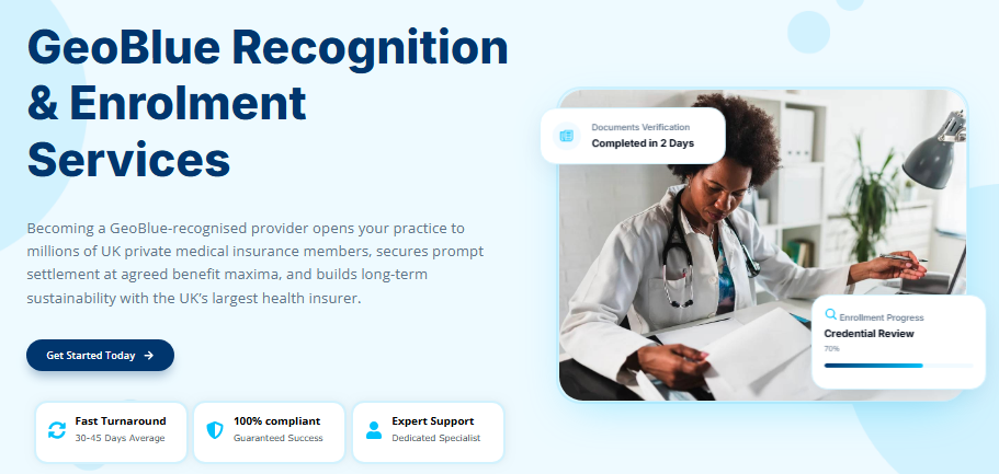 Step-by-Step Process to Complete GeoBlue Provider Recognition