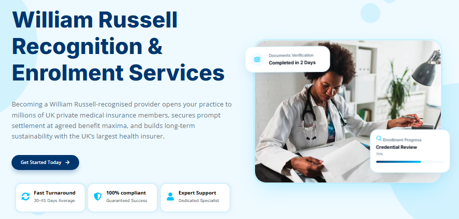 Step-by-Step Process to William Russell Provider Recognition Guide