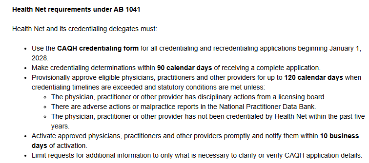 Key AB 1041 Requirements
