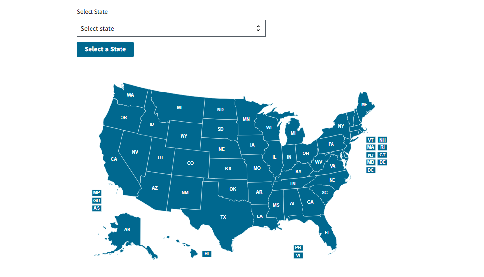 state's Medicaid enrollment application