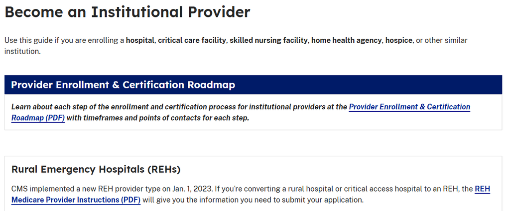 Medicare Provider Credentialing