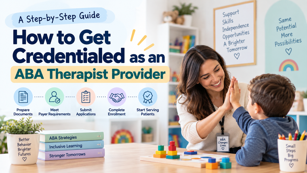 How to Get Credentialed as an ABA Therapist Provider