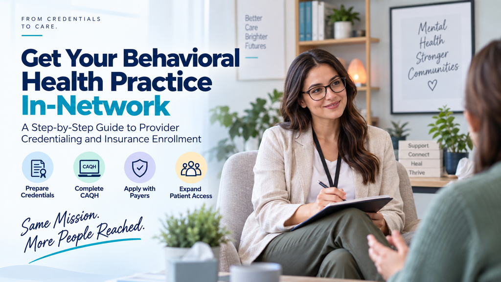 how to get behavioral health provider credentialed